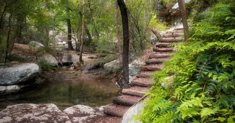 Avontuur op de River Place Nature Trail